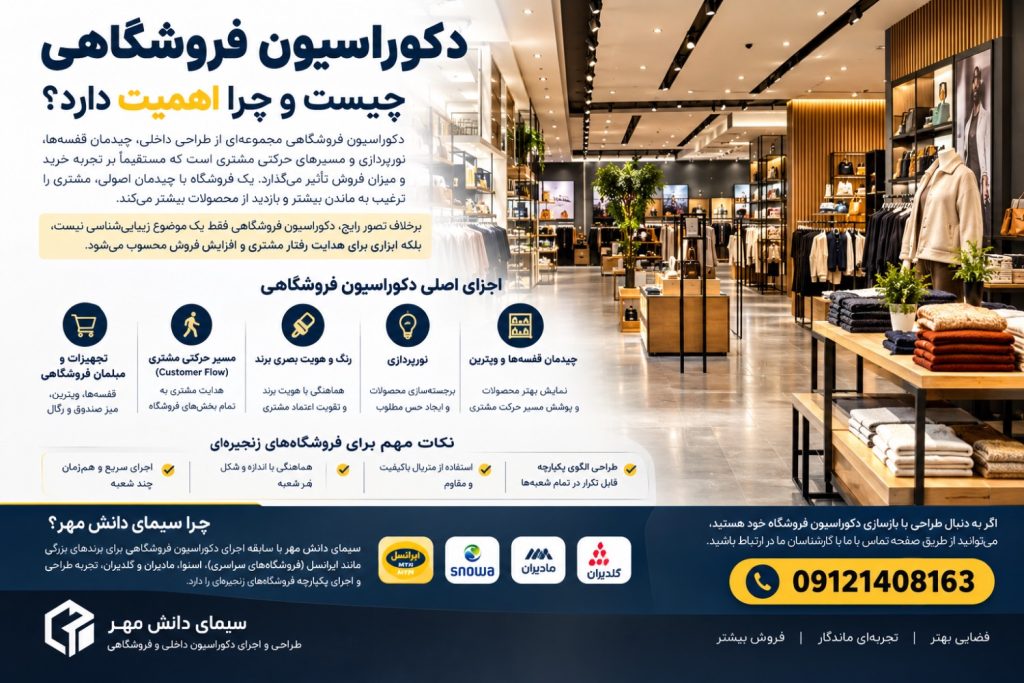 دکوراسیون فروشگاهی