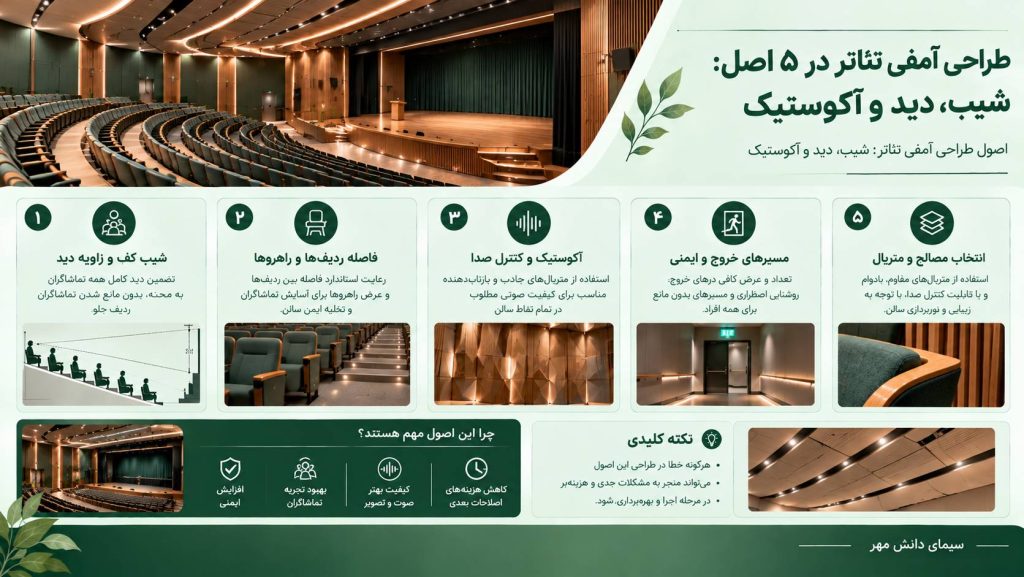 طراحی آمفی تئاتر