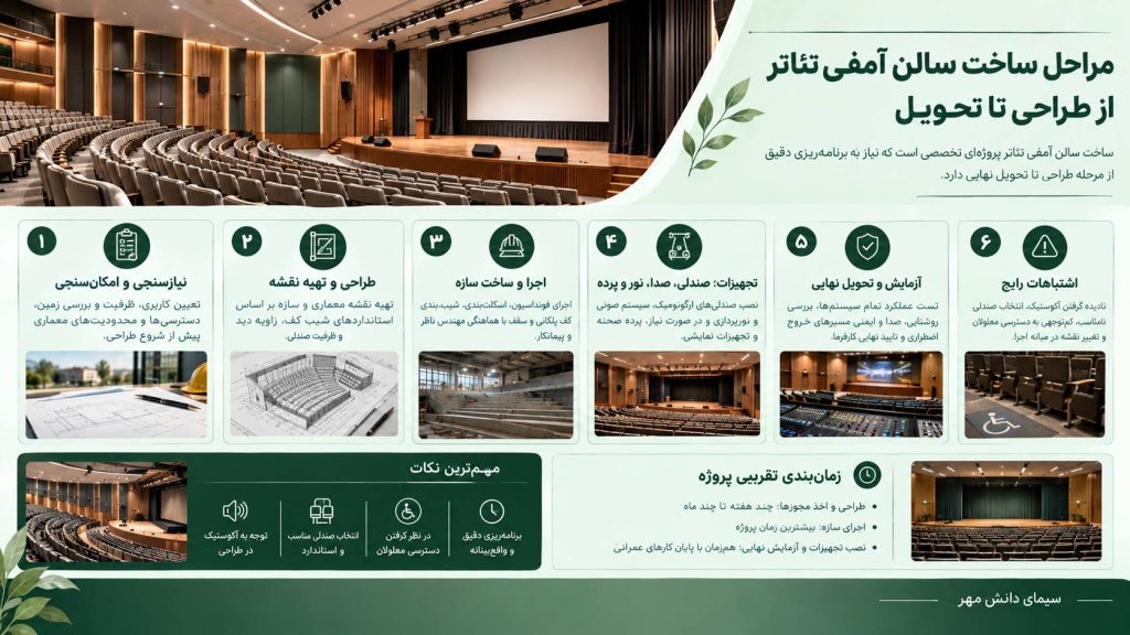 ساخت سالن آمفی تئاتر