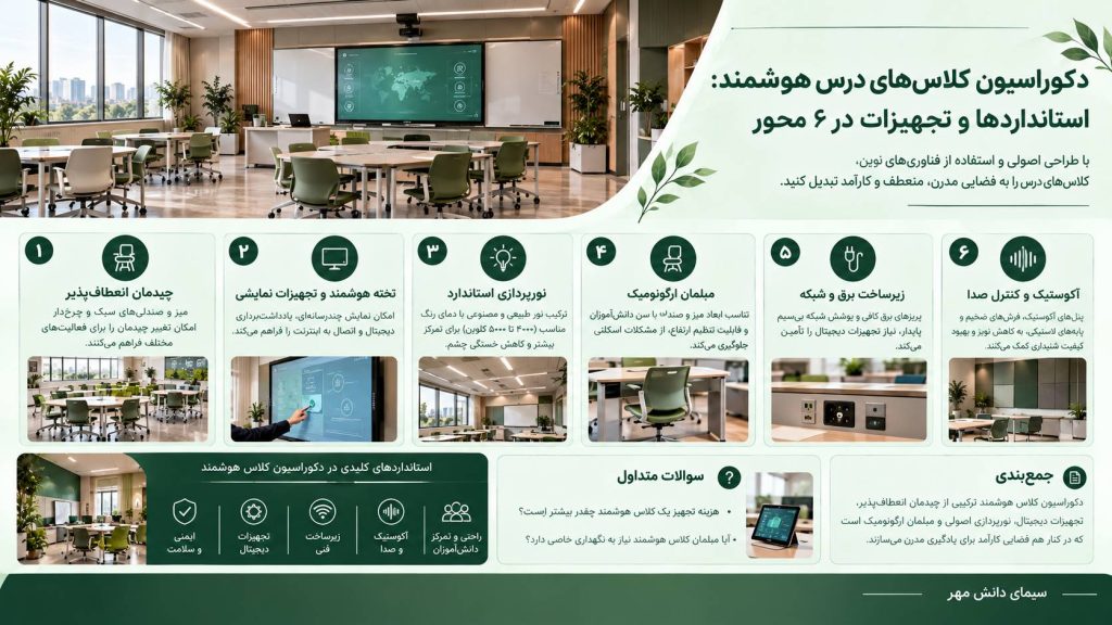 دکوراسیون کلاس هوشمند